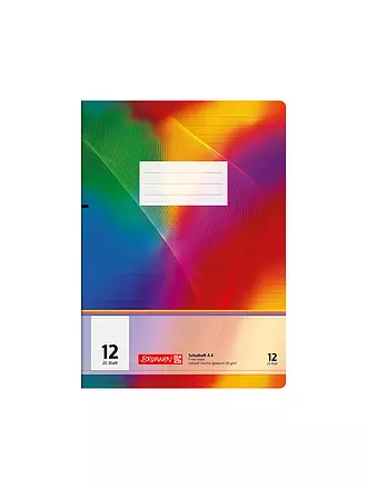 BRUNNEN VERLAG | Cahier A4 Ligné 9mm 20 Feuilles | 